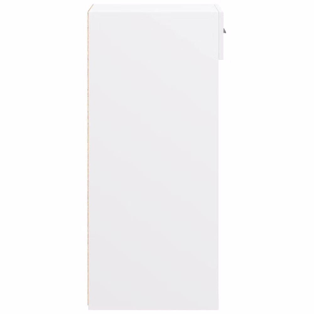 Berkfield Home White Minimalist Sideboard in Engineered Wood W/D/H: 40 x 42.5 x 93 cm – 3