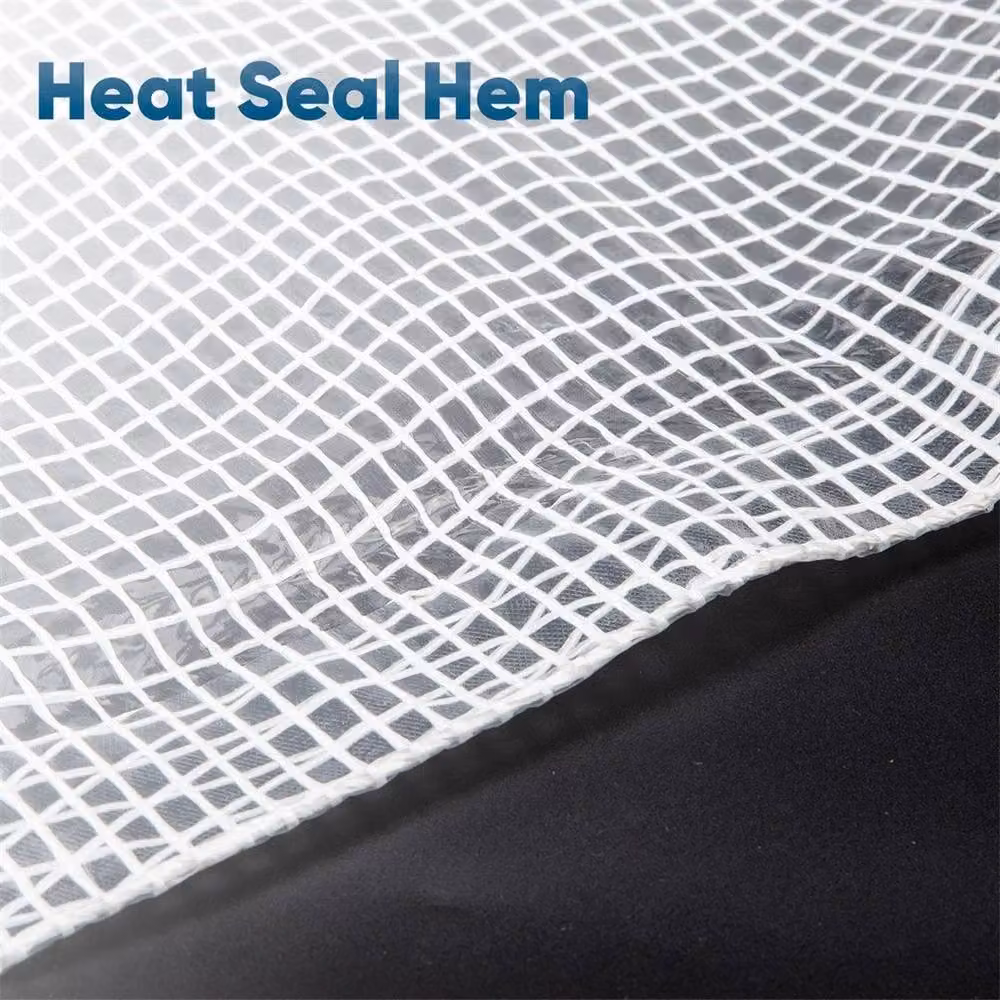 EONLION Clear Heavy Duty Waterproof Tarpaulin Ground Sheet, W 4 m x L 4 m – 5