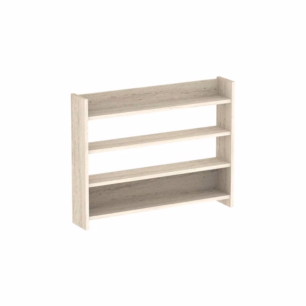 Decortie Lane 4-Tier Wall-Mounted Display Shelf in Stone, W/D/H: 66 x 15 x 85 cm – 2