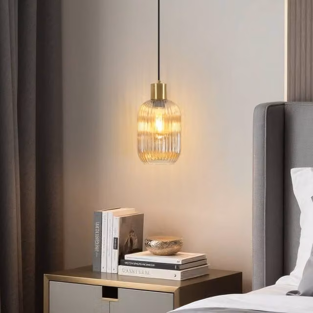 Pheashine Modern Crystal Chandelier with Gold and Transparent Glass Shades and E27 Holder – 1