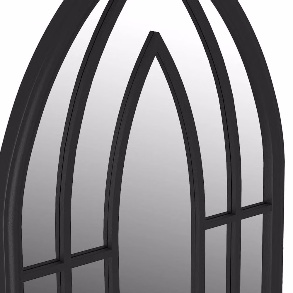 Berkfield Home Rectangular Wall Mirror in Black, W/H: 70 x 30 cm – 4