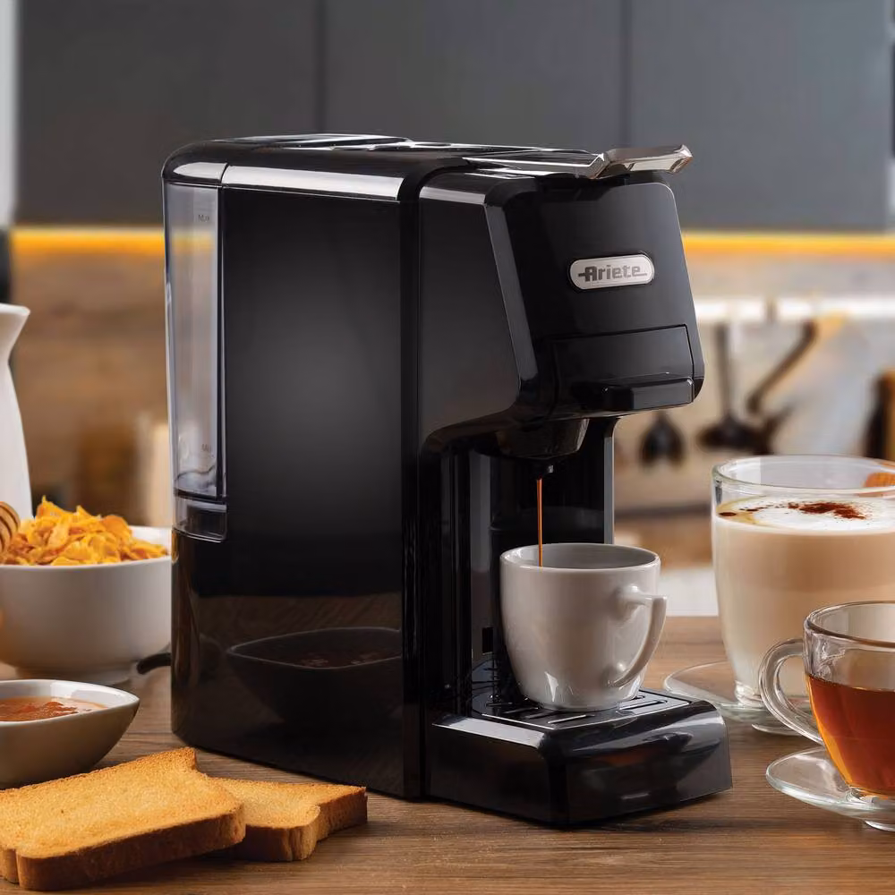 Ariete 4-in-1 Nespresso Original Compatible Pod Coffee Machine, Black – 4