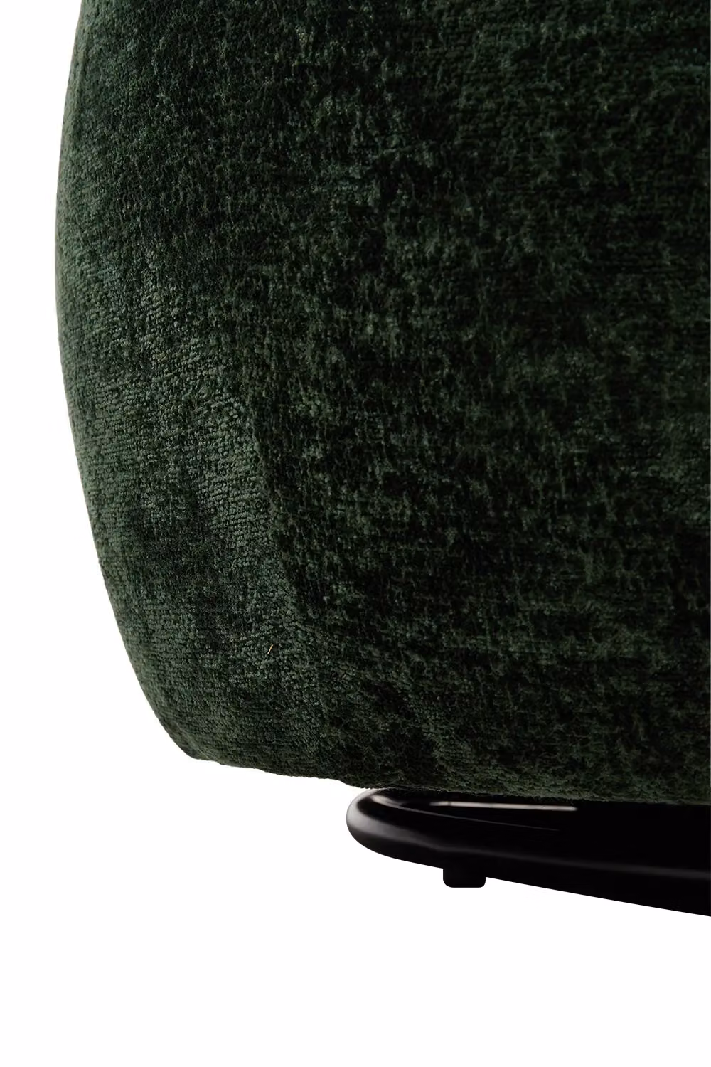 Living and Home Dark Green Modern Chenille Upholstered Lounge Chair with Armrests – 5