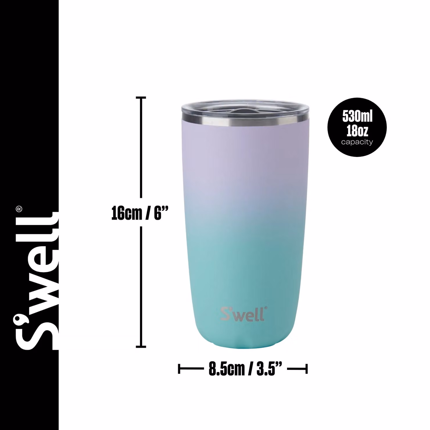 S'well Multicolour Stainless Steel Tumbler, 530ml – 4