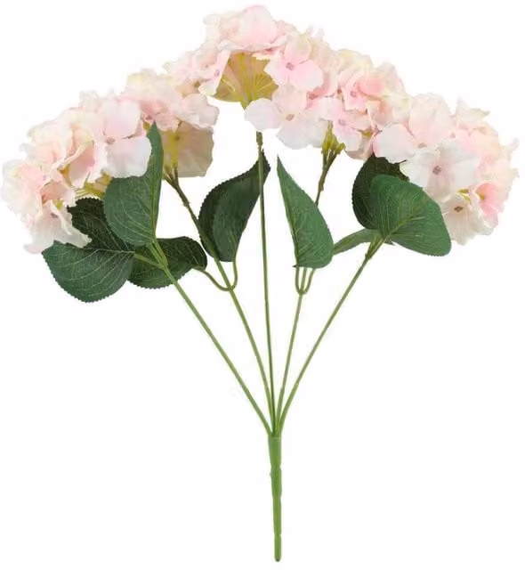 KDMD Pink Arundel Hydrangea Bush 2 Pack of Artificial Floral Plants – 1