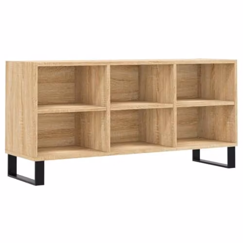 vidaXL Modern TV Cabinet in Brown, W/D/H: 103.5 x 50 x 50 cm – 1