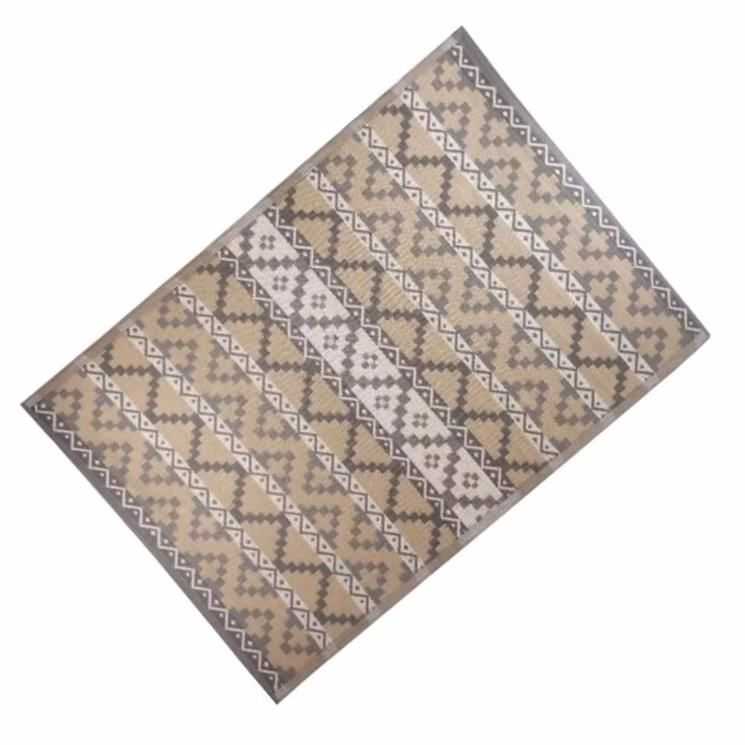 Marco Paul Geometric Print Outdoor Rug, Brown and Multicolour, W: 210 cm, D: 150 cm – 2
