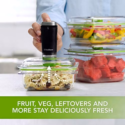 Foodsaver Handheld Cordless Food Vacuum Sealer Machine with Charging Dock in Black and Silver – 3