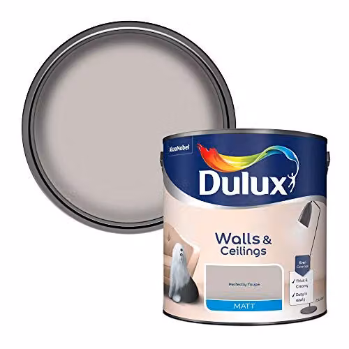 Dulux Matt Dispersion Emulsion Paint in Beige, 2.5 Litres
