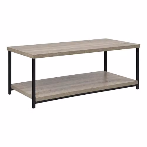 Ameriwood Home Elmwood Coffee Table, Grey, W: 104.9 cm, D: 50.04 cm, H: 39.88 cm – 1