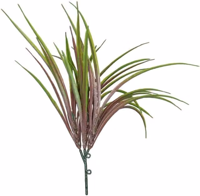 KDMD Pack of 3 Purple Hardy Plastic Grass for Adults