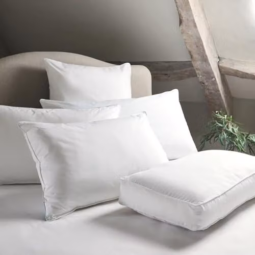 Christy Cloud Loft King Pillow, White, Medium Microfibre, Hypoallergenic and Breathable – 3