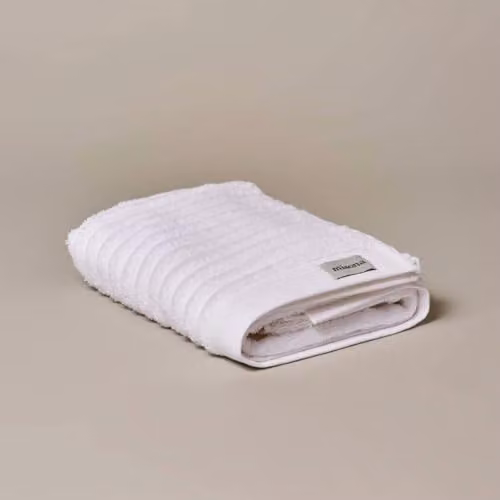 Misona Organic GOTS Cotton Luxury Bath Towel, White, W: 70 cm, L: 125 cm – 1