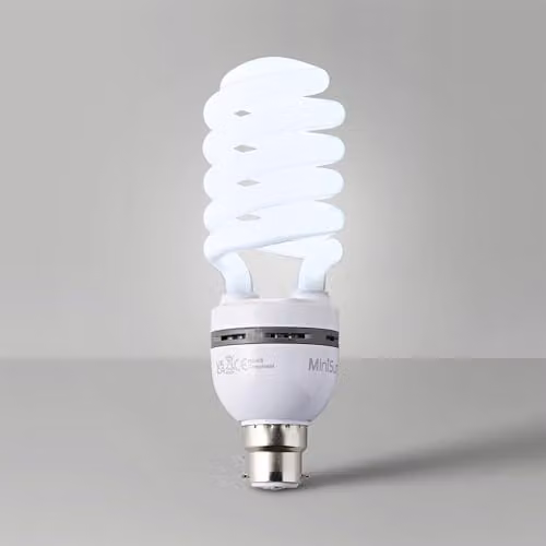 MiniSun 30W B22 Spiral CFL Energy Saving Daylight Bulb in Cool White – 1