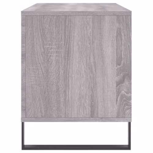 vidaXL Record Cabinet in Grey Sonoma, W/D/H: 100 x 38 x 48 cm – 3
