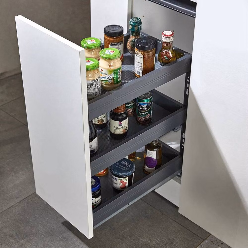 Kelvenix Silver Stainless Steel Pull Out Kitchen Cabinet Basket – 4