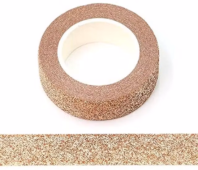 Syntego Set of 2 Gold and Yellow Washi Paper Tape