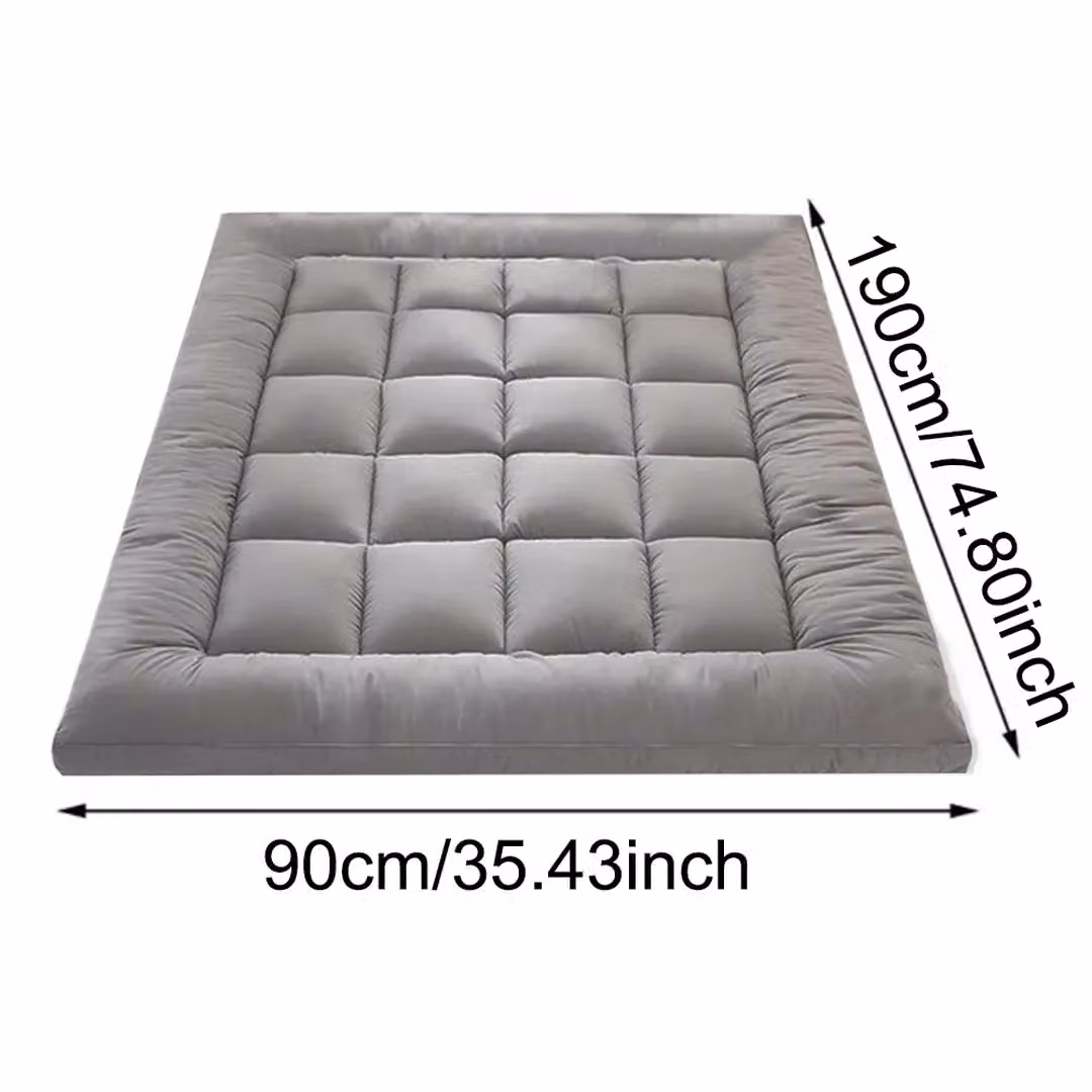 SPETLEK Hotel Quality Mattress Topper in Grey, W/D/H: 90 x 190 x 10 cm – 2