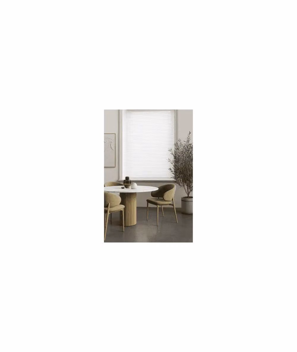 New Edge Blinds White PVC Venetian Blind with 25mm Slats, W: 155 cm, H: 130 cm – 2