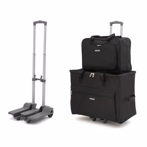 Hobby Gift Large Sewing Machine Trolley Bag, Black, W/D/H: 42.0 x 24.0 x 24.0 cm – 1