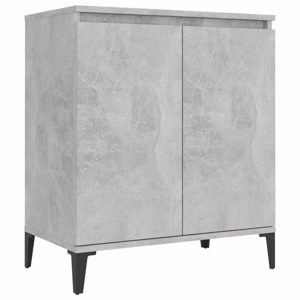 Berkfield Home Sideboard in Concrete Grey, W/D/H: 60 x 35 x 70 cm – 3
