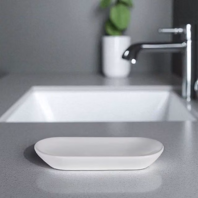 Showerdrape Alto White Soap Dish