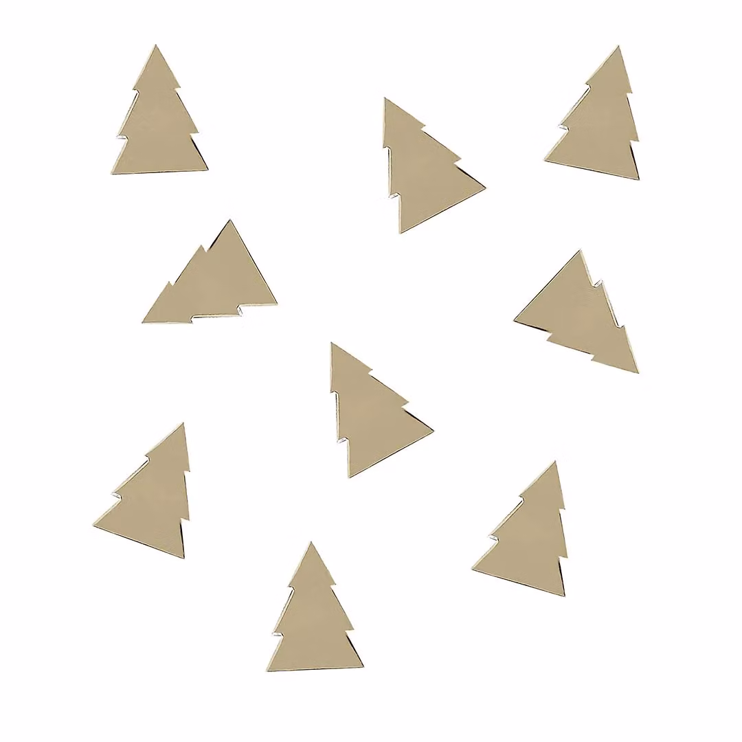 Club Green Gold Christmas Tree Tabletop Confetti Scatter 10g – 2