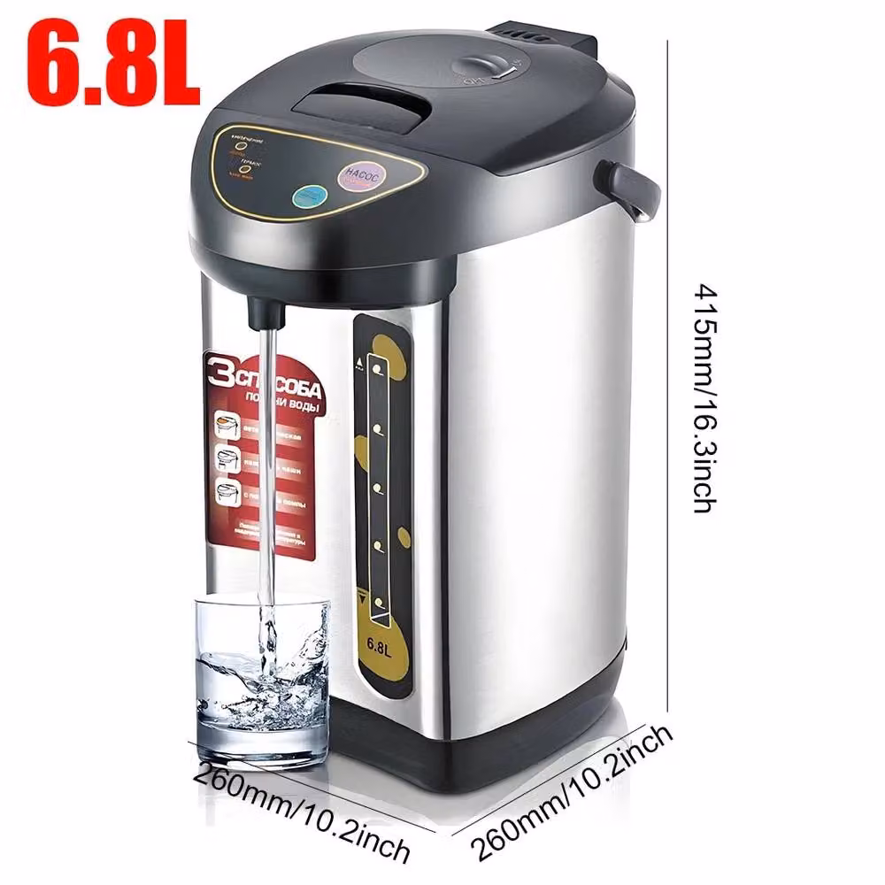 Ventryn 6.8L Hot Water Dispenser in Silver with 304 Stainless Steel and 3 Temperature Settings – 2