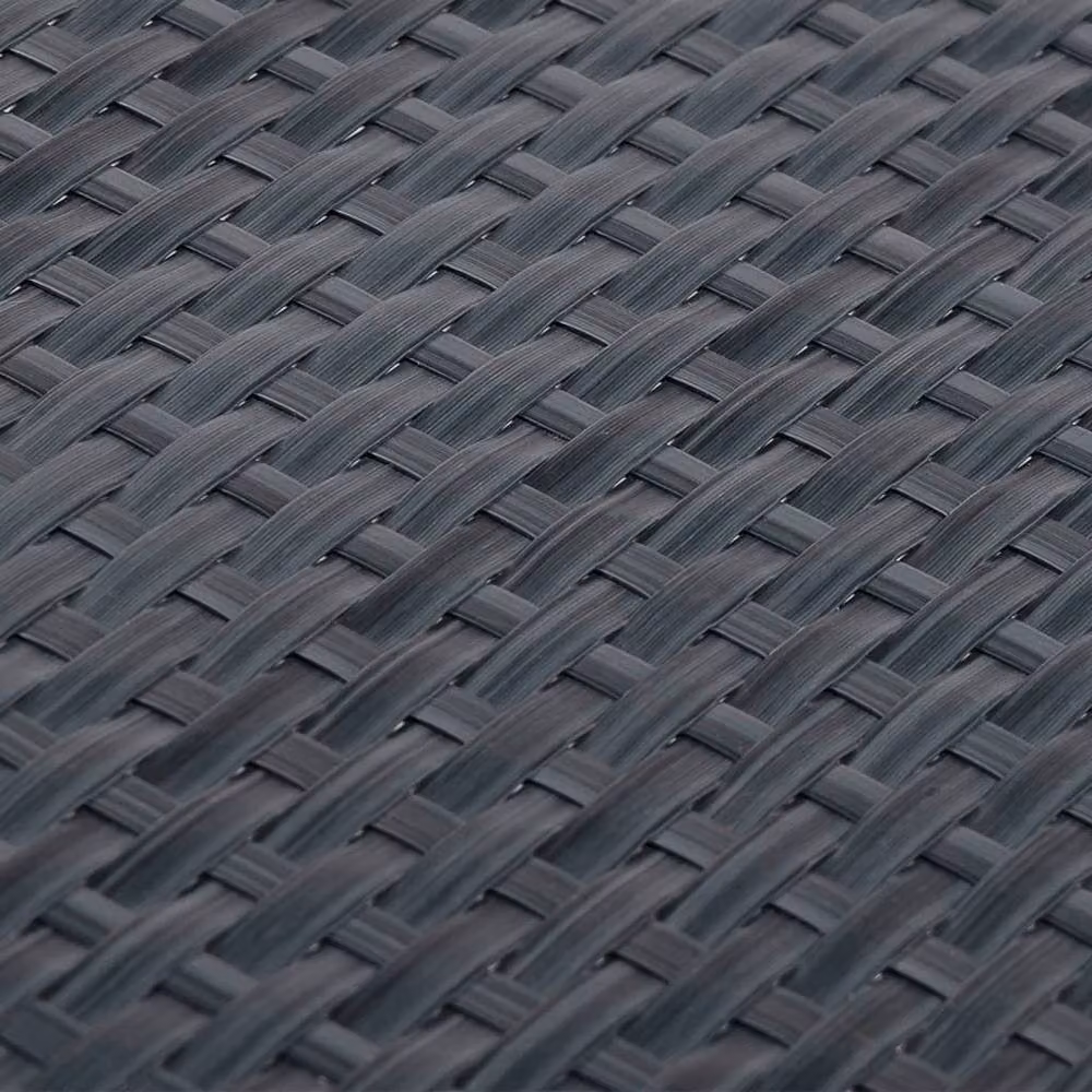 Berkfield Home Anthracite Poly Rattan Balcony Screen, W: 80 cm, H: 400 cm – 5