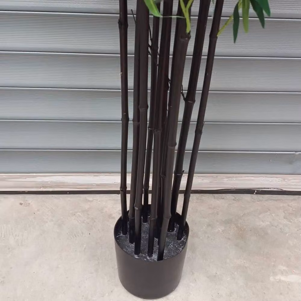 Leaf Premium Green Artificial Fire Retardant Natural Bamboo Tree, Height: 200 cm – 5