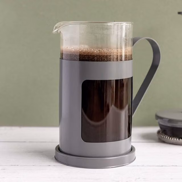 La Cafetiere Monaco Glass and Stainless Steel Cafetiere in Grey