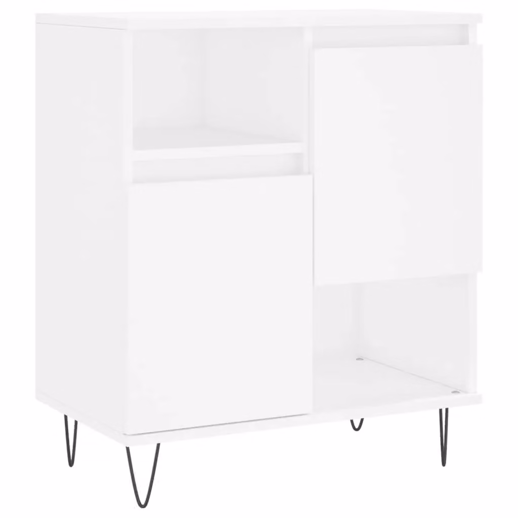 Berkfield Home White Classic Sideboard in Matt Engineered Wood W/D/H: 60 x 35 x 70 cm – 2