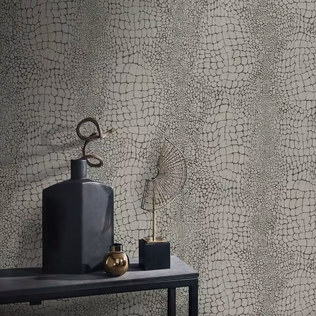 Erismann Animal Print Vinyl Flooring in Beige