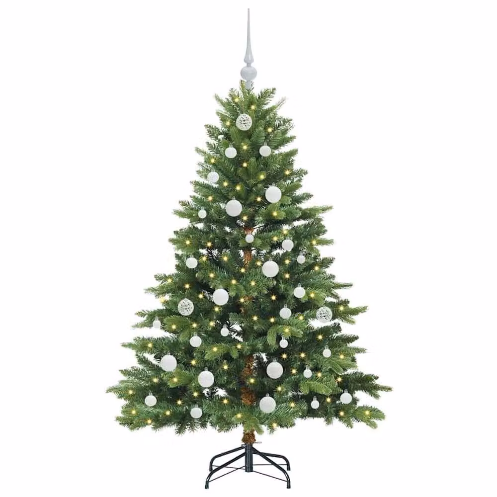 Berkfield Home Artificial Green Christmas Tree with 150 LEDs, Height: 150 cm – 3