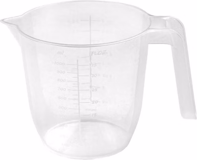 Wham Transparent Plastic 1 Litre Measuring Jug