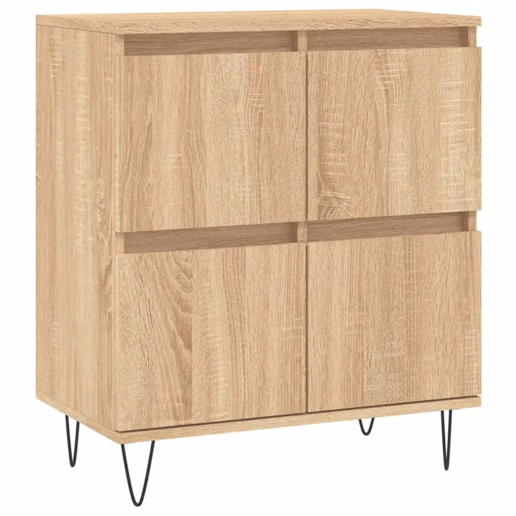 Berkfield Home Sonoma Oak Sideboard in Brown, W/D/H: 60 x 35 x 70 cm – 2