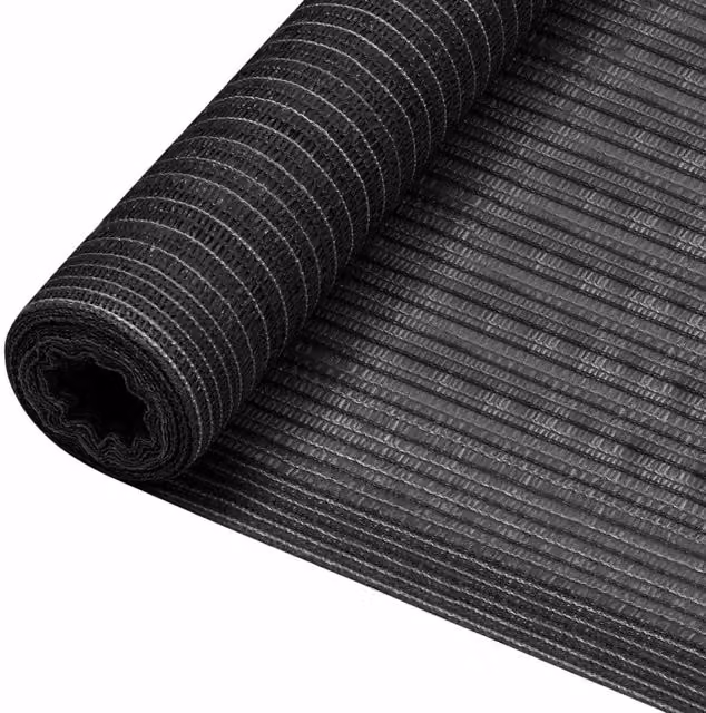 Berkfield Home Privacy Netting in Anthracite and Black, HDPE, 1 x 10 m – 1