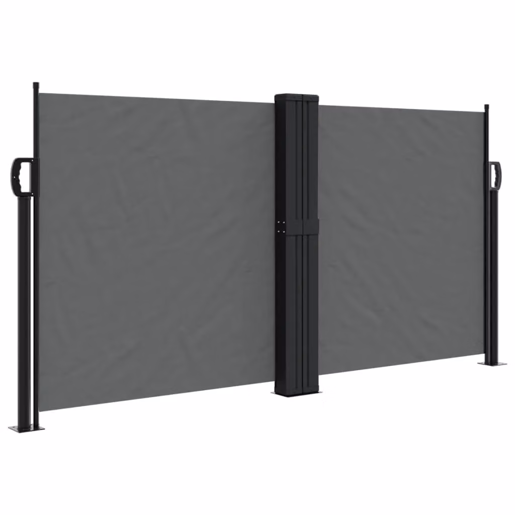 Berkfield Home Retractable Side Awning in Anthracite, W/H: 120 x 120 cm – 2