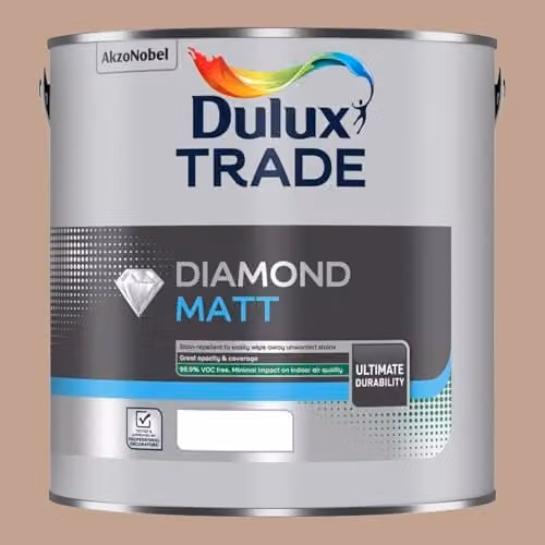 Dulux Trade Diamond Matt Paint in Cookie Dough, 2.5 l