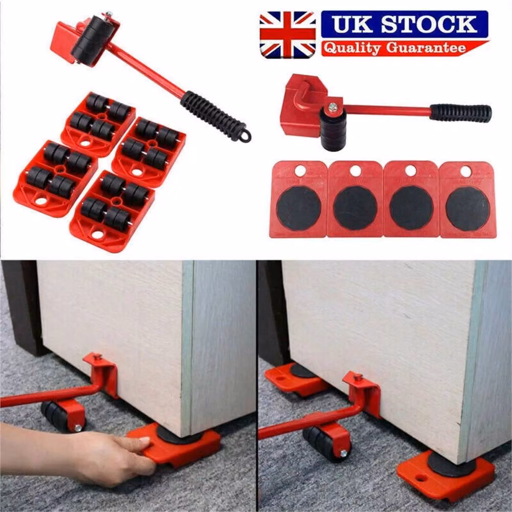 Nordara Heavy Furniture Lifter and Moving Slider Kit, Red, 5 Pack – 3