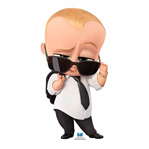 Star Cutouts Official Boss Baby Family Business Theodore Lindsey Ted Templeton Jr. Cardboard Cutout, Blue and Multicolour – 1