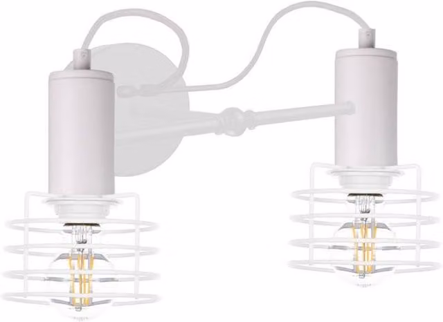 Netlighting Rune Wall Lamp White, Diameter: 25 cm, 2x E27