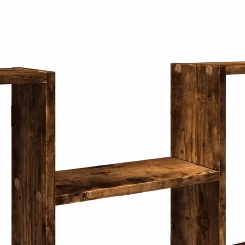 vidaXL Wall Mounted Shelf in Brown Engineered Wood, W: 99 cm, D: 15 cm, H: 60 cm – 3