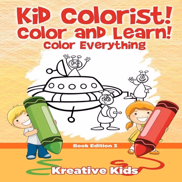Kreative Kids Kid Colorist Colour and Learn Colour Everything Book Edition 3, Multicolour