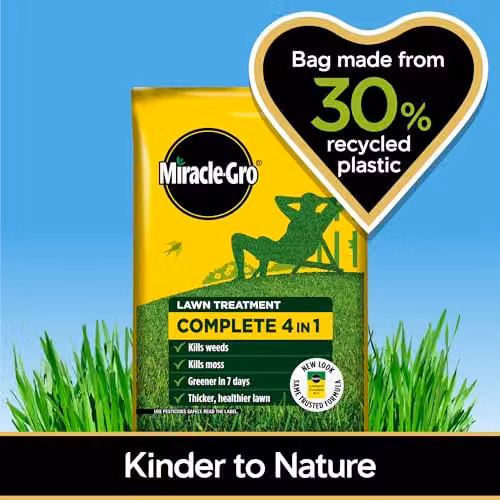 Miracle-Gro Evergreen Complete 4-in-1 Lawn Food with Weed and Moss Control, 200 m2, Yellow – 3