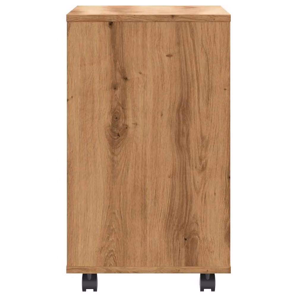 Berkfield Home Artisan Oak Side Table in Brown, W/D/H: 70 x 35 x 55 cm – 5