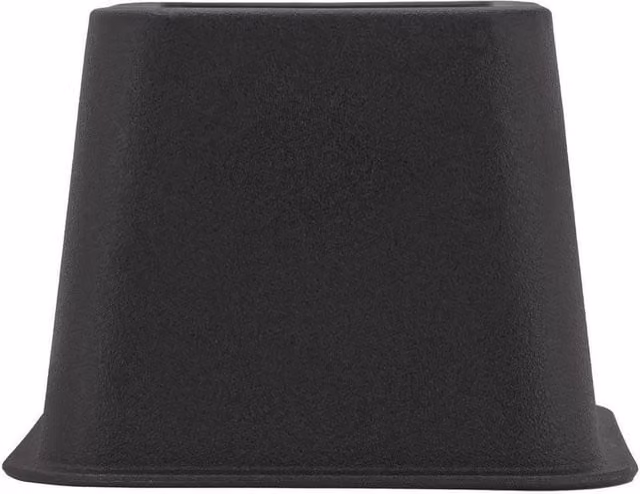 PAWNORA 8-Piece Heavy Duty Plastic Bed and Chair Risers, Black