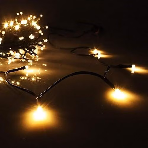 SHATCHI 480 LED Warm White Fairy String Lights with Remote Control and Timer, Waterproof IP44 Outdoor and Indoor Decorations – 8