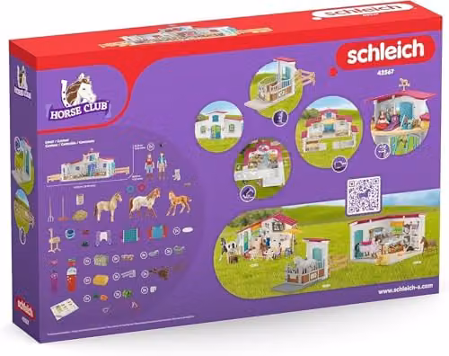 Schleich Horse Club Lakeside Riding Center 115-Piece Multicolour Farm Playset – 5