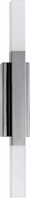 Loops Modern Chrome LED Wall Light with Mirror Effect